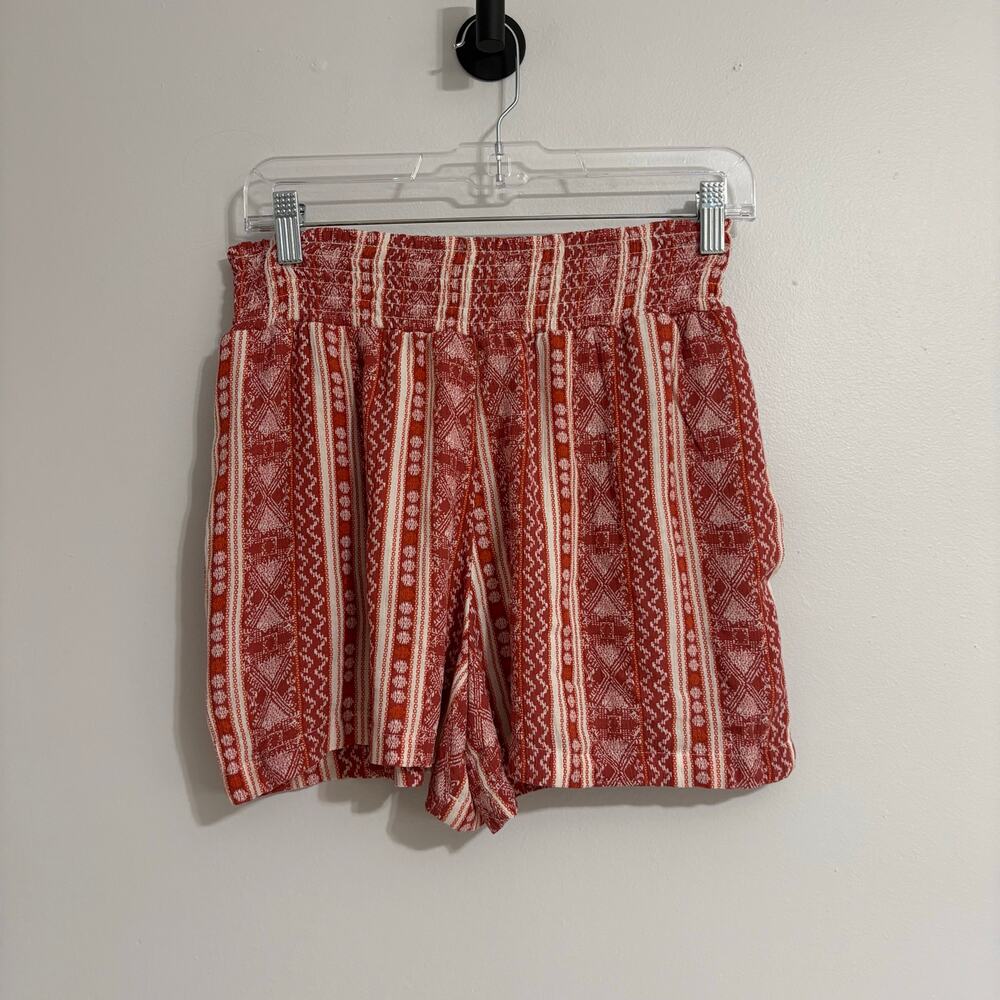 Knox Rose Women's XS Red Boho Western Flowy Shorts